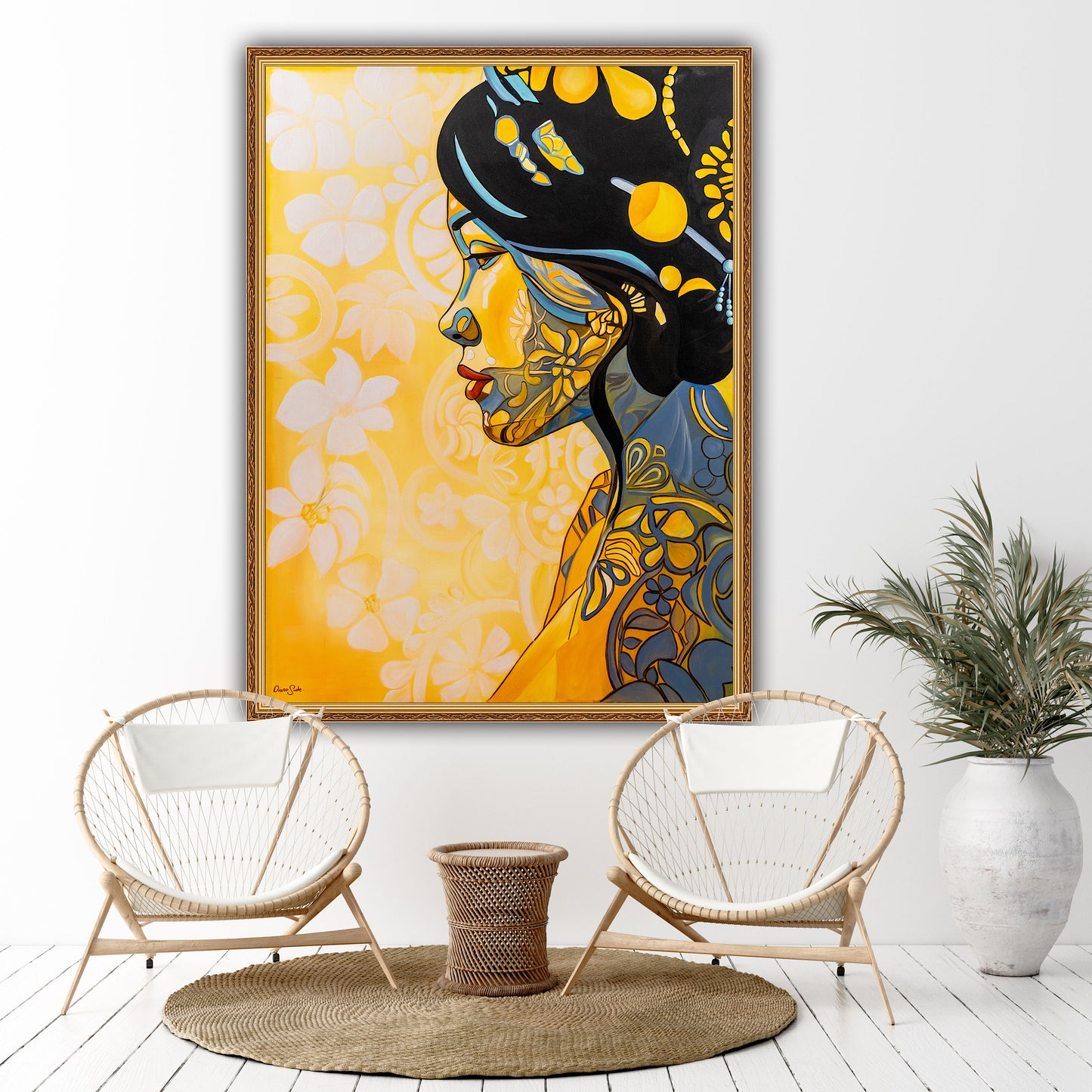 יפנית עם סיכת ראש