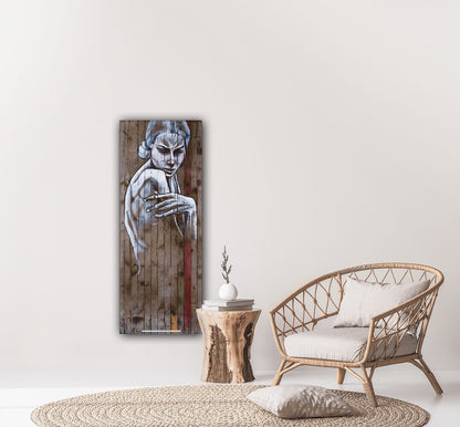 Girl with a Red Stripe