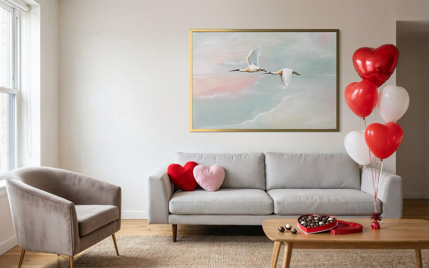 Harmonious Flight of Two