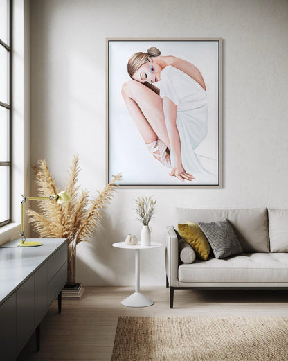 רקדנית בלבן