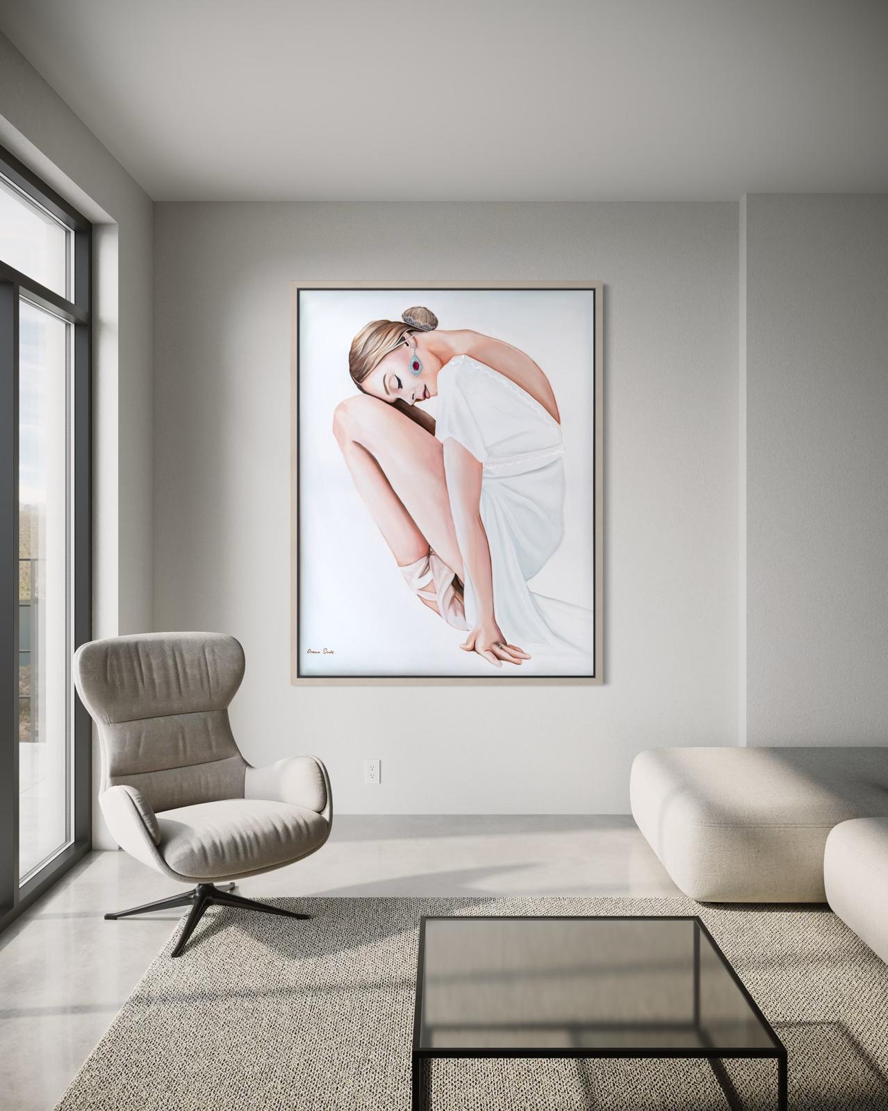 רקדנית בלבן