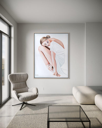 רקדנית בלבן