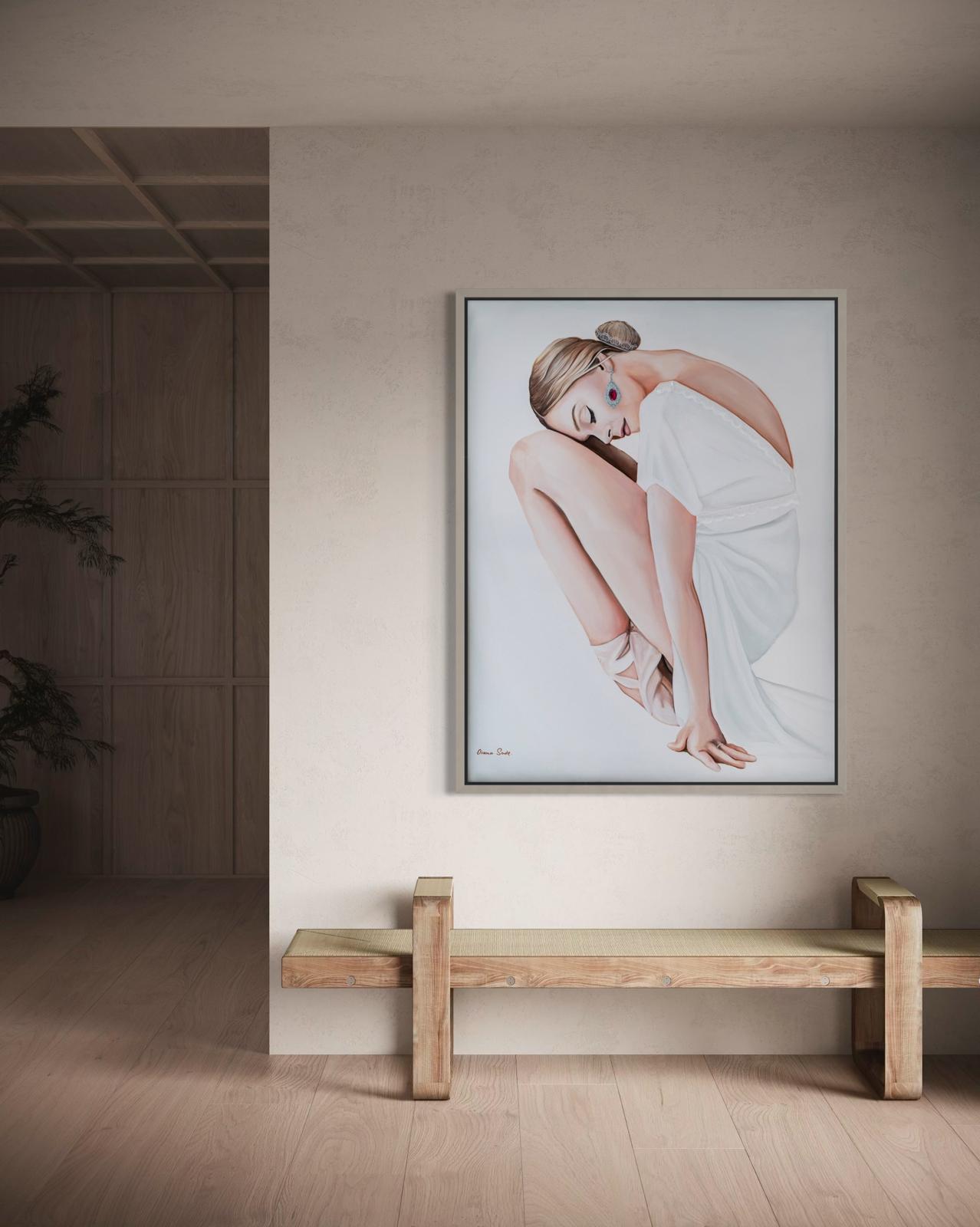 רקדנית בלבן