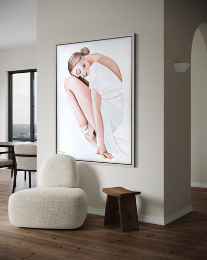 רקדנית בלבן