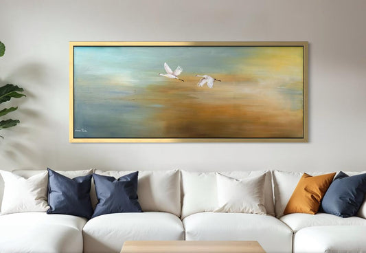 Landscape with a Pair of Cranes