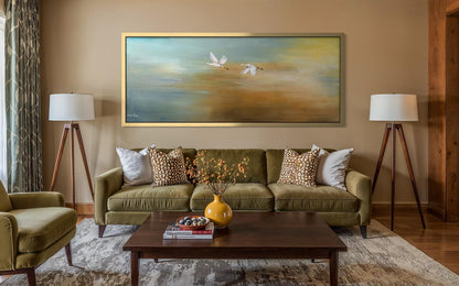 Landscape with a Pair of Cranes