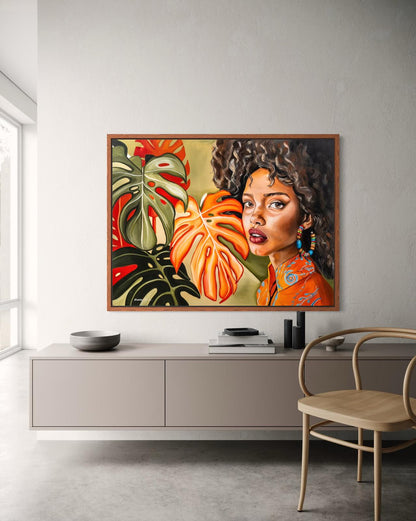 Girl with Beaded Earring